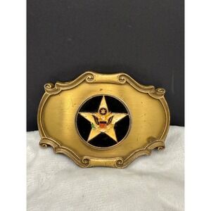 Vintage American Eagle Belt Buckle Gold Tone